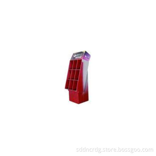 Personality Corrugated Cardboard Floor Displays Stands With